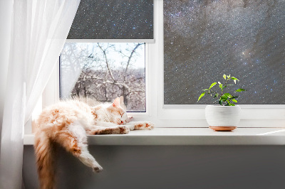 Fabric roller blind Milky Way