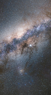 Fabric roller blind Milky Way