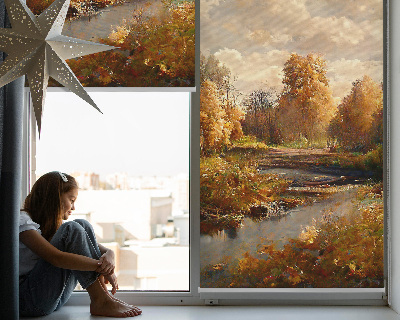 Roller blind for large window Joint