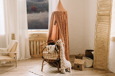 Roller blind for large window Trees in the fog