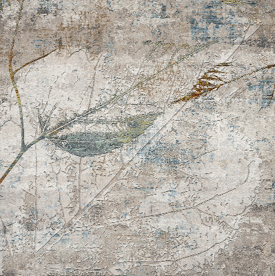Roller blind for large window Reflected leaves