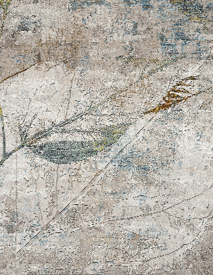 Roller blind for large window Reflected leaves
