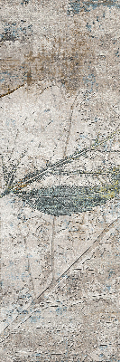 Roller blind for large window Reflected leaves