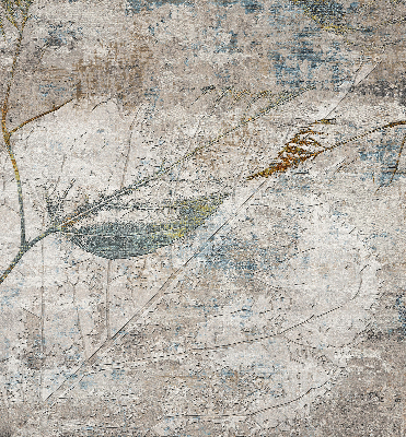 Roller blind for large window Reflected leaves