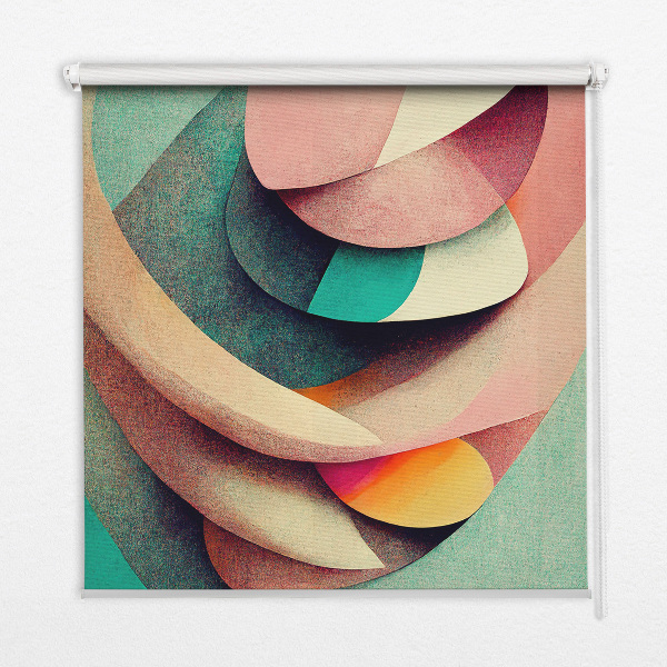 Modern roller blind Abstraction