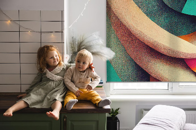 Modern roller blind Abstraction