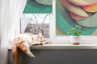 Modern roller blind Abstraction