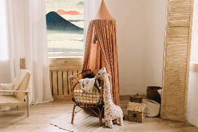 Roller blind for large window Painted Mountains