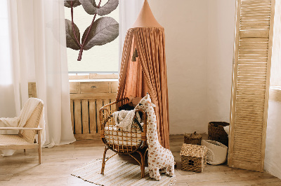 Roller blind for large window Falling flower