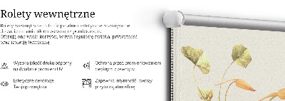 Modern roller blind Flower