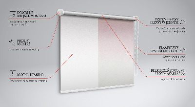 Fabric roller blind Flying birds