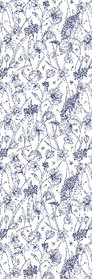 Roller blind for large window Wildflowers