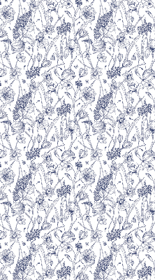 Roller blind for large window Wildflowers