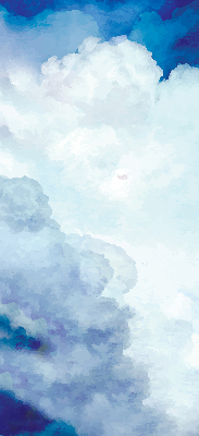 Modern roller blind Clouds