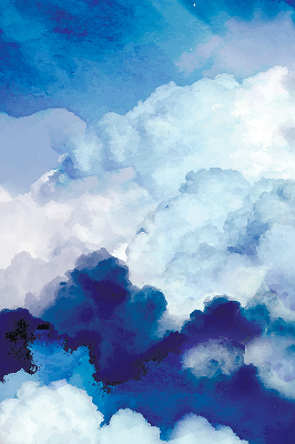 Modern roller blind Clouds