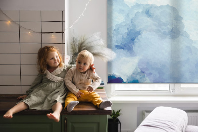Modern roller blind Clouds