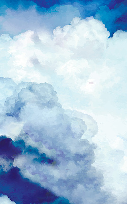 Modern roller blind Clouds
