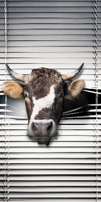 Fabric roller blind Cow