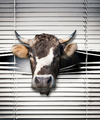 Fabric roller blind Cow