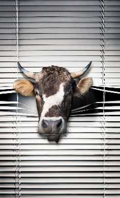 Fabric roller blind Cow