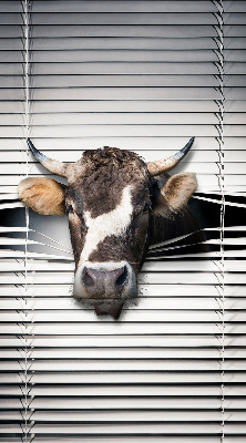 Fabric roller blind Cow