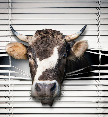 Fabric roller blind Cow