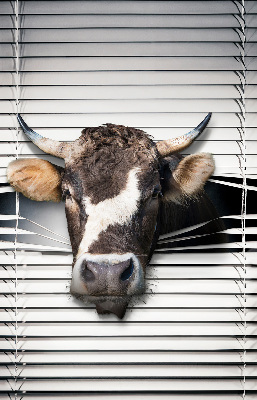 Fabric roller blind Cow