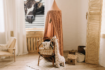 Fabric roller blind Cow