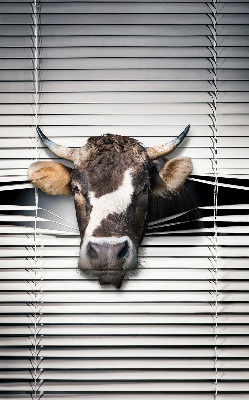 Fabric roller blind Cow