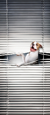 Fabric roller blind Dog