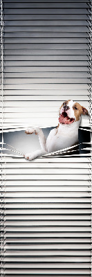 Fabric roller blind Dog