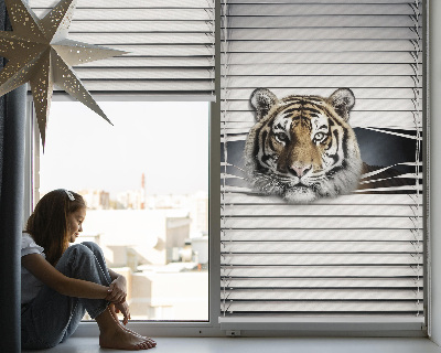 Roller blind for large window Tiger