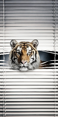 Roller blind for large window Tiger