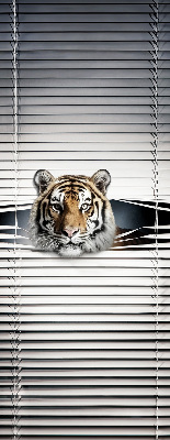 Roller blind for large window Tiger