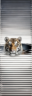 Roller blind for large window Tiger