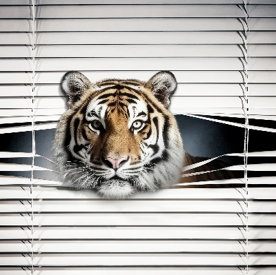 Roller blind for large window Tiger