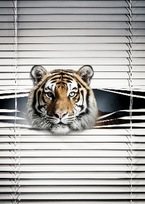 Roller blind for large window Tiger