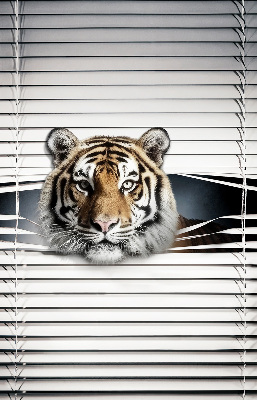 Roller blind for large window Tiger