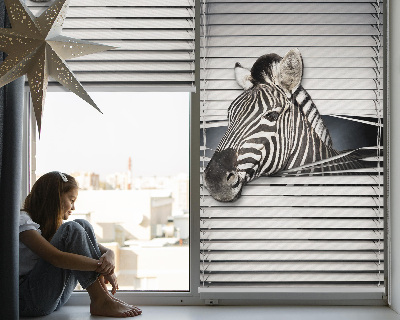 Fabric roller blind Ribs