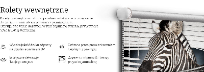 Fabric roller blind Ribs