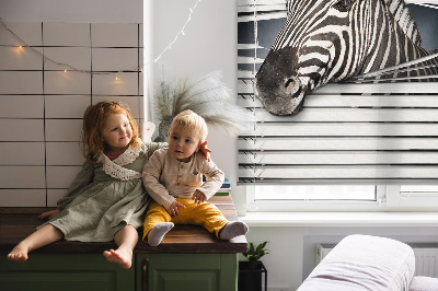 Fabric roller blind Ribs