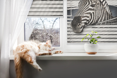 Fabric roller blind Ribs