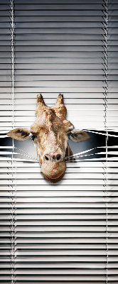 Modern roller blind Giraffe