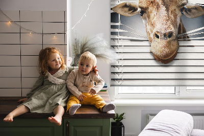 Modern roller blind Giraffe