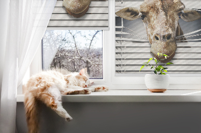 Modern roller blind Giraffe