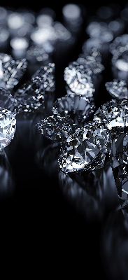 Blackout roller blind Diamonds and sparkle