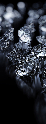 Blackout roller blind Diamonds and sparkle