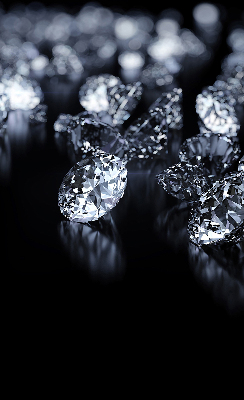 Blackout roller blind Diamonds and sparkle
