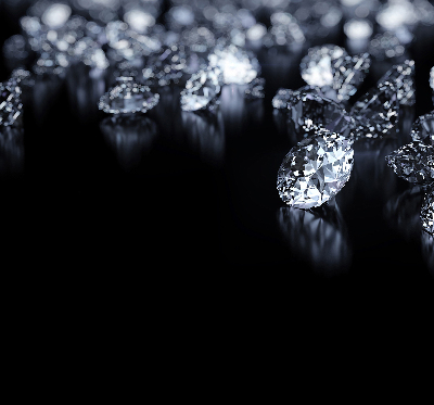 Blackout roller blind Diamonds and sparkle