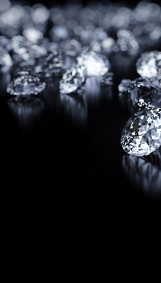 Blackout roller blind Diamonds and sparkle